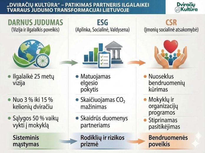 Dviračių kultūra - Darnus judumas, ESG, CSR